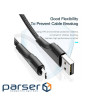 Дата кабель USB 2.0 AM to Micro 5P 1.0m 3A black Essager (EXCM-LS01)