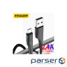 Дата кабель USB 2.0 AM to Micro 5P 1.0m 3A black Essager (EXCM-LS01)