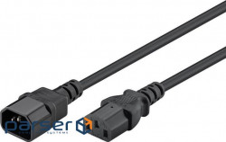 Device power cable IEC(C13)-(C14) 0.5m, core 0.75mm Cu, black (84.00.7056-1)