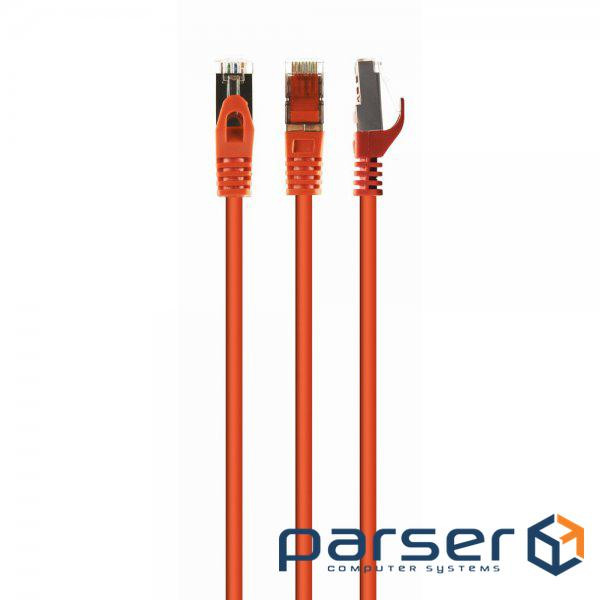 Патч корд, S/FTP, литий, 50u" штекер із фіксатором, 30 м, помаранчевий (PP6A-LSZHCU-O-30M) (PP6A-LSZHCU-O-30M)
