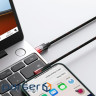 Дата кабель USB-C to Lightning 1.0m 20W 90 corner black/red Baseus (CAVP000220)