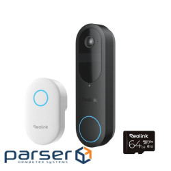 Дверний дзвінок Reolink Video Doorbell Wi-Fi/АКБ (D340B)
