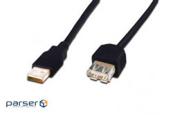 Date cable USB 2.0 AM/AF 5.0m Assmann (AK-300202-050-S)