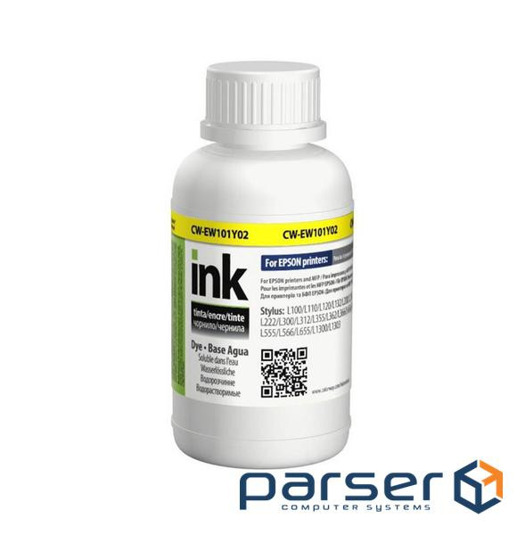 Чорнило ColorWay Epson L-100/200, 200 мл Yellow (CW-EW101Y02)