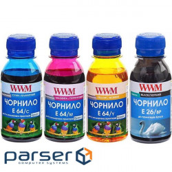 Ink WWM Epson L605/L4150/L1455, 4х100г BP/C/M/Y (E26/64SET4-2)