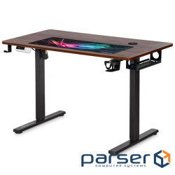 Комп"ютерний стіл Mealux PowerDesk Energy Walnut з електрорегулюванням вис (EVO-201 Energy Walnut/B)