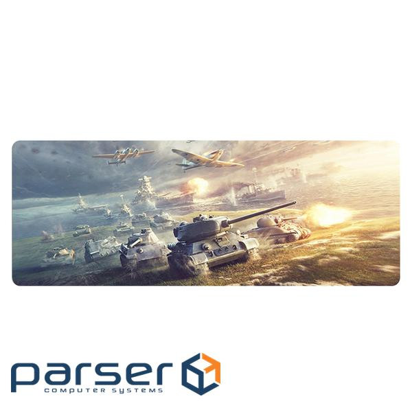 Коврик 300*700 тканинний World of Tanks-61, товщина 2 мм , OEM (WTPCT61)