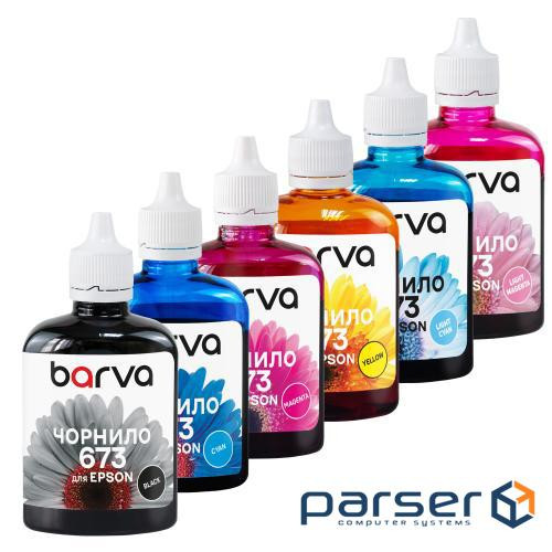 Комплект чорнила Barva Epson L800/L850/L1800 (I-BAR-E-L800-090-MP)