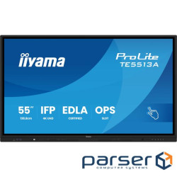 54.6" 16:9 інтерактивний IPS UHD РК дісплей, 18/7 , 450 кд/м2, ОС Андроід 14, 8GB/128 (TE5513A-B1AG