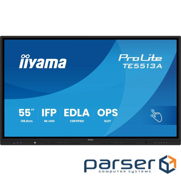 54.6" 16:9 інтерактивний IPS UHD РК дісплей, 18/7 , 450 кд/м2, ОС Андроід 14, 8GB/128 (TE5513A-B1AG