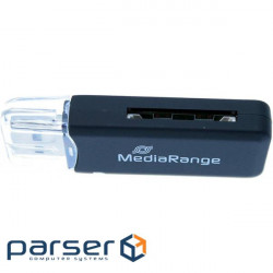 Зчитувач флеш-карт Mediarange USB 2.0 black (MRCS506)