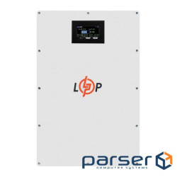 Акумулятор LP LiFePO4 51,2V - 100 Ah (5120Wh) (BMS 100A/50А) метал LCD Smart RS485/CAN JK (37733)
