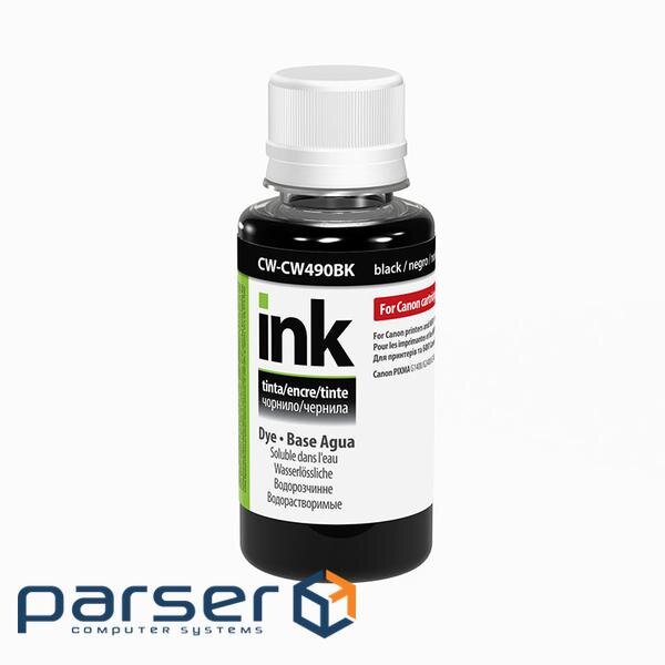 Colorway Canon GI-490 Pigment ink 100ml Black (CW-CP490BK01)