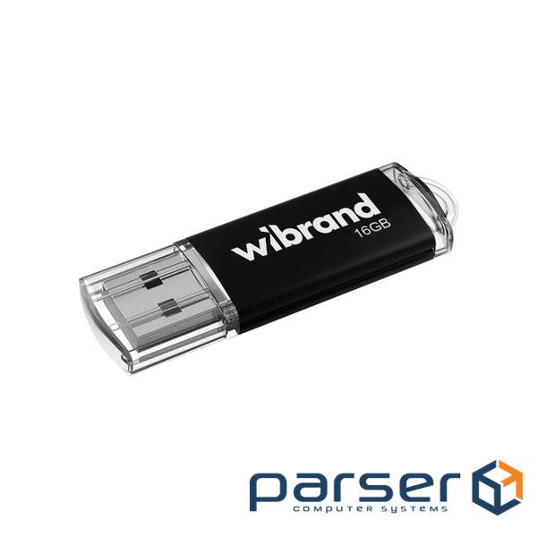 USB флеш накопичувач Wibrand 16GB Cougar Black USB 2.0 (без упаковки ОЕМ) (NL2.0/16P1B)