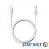 Кабель Baseus Silky Series Fast Charging Type-C to Type-C 100W (2m) white (P10377704213-01)
