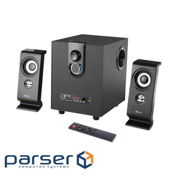 Колонки 2.1 Kisonli TM-9200A, для ПК та ноутбука, живлення 220V + jack 3.5mm, 5W+2x3W, 20Hz-20KHz, з