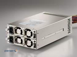 PS / 2 Блок живлення EMACS 600Вт (2х600Вт, MRM-6600P-R) з резервуванням (1 + 1), EPS12 (MRM-6600P / EPS)
