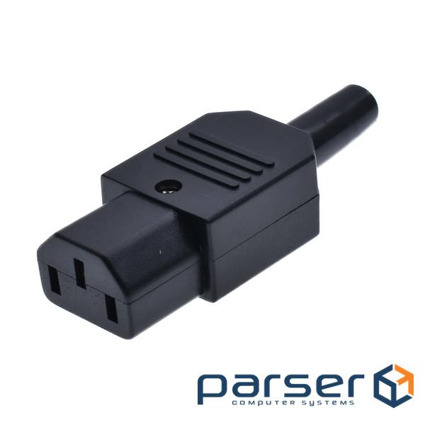 Конектор Lucom FreeEnd-IEC(C13),10A гніздо (62.09.8062-1)