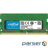 Оперативна пам'ять Crucial 4 GB SO-DIMM DDR4 2400 MHz (CT4G4SFS824A)