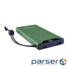 Портативний зарядний пристрій USB 10000MAH QC3.0 GREEN F10000 7332037 INTENSO