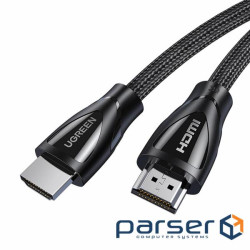 Cable UGREEN HD140 8K HDMI 2.1 Cable Braided 3m (Black ) (UGR-80404)