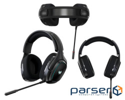 Гарнітура ігрова Acer Predator Galea 550 PHR235, WL/BT, чорний (GP.HDS11.01J) (GP.HDS11.01J)