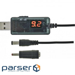 Кабель живлення USB to DC MAXXTER USB-AM to 5.5/3.5mm 9/12V 0.8м (UB-DC9/12-0.8M)