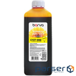 Чорнило Barva Canon PFI-102/107 1L Y (C107-892)