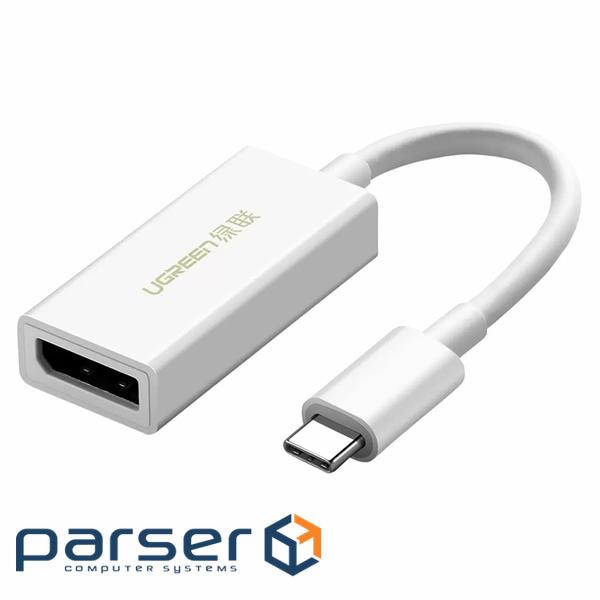 Перехідник USB-C to DisplayPort Adapter MM130 white Ugreen (40372)