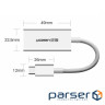 Перехідник USB-C to DisplayPort Adapter MM130 white Ugreen (40372)