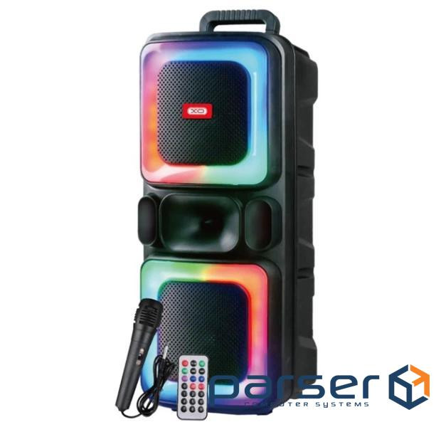 Колонка-караоке XO F55 Boat Boat 8" Dual Speaker RGB Bluetooth Speaker 20W, BT5.0, (XO-F55)