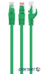 Патчкорд UTP Cat.5e (5м зелений ), CU (PAUT3500-CU-GN)