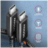 Кабель AXAGON BUCM2-CM10AB USB-C USB-C 2.0, 1m, PD 240W 5A, Black