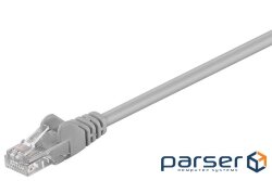 Патч-корд неекранований RJ45 UTP5e 15.0m,patch AWG28 D=4.5mm Gold Protect,сірий (75.06.8352-10) (75.06.8352-10)
