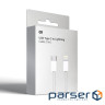 Дата кабель USB-C to Lightning 1.0m White Armorstandart (ARM72697)