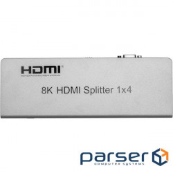 HDMI спліттер 1 to 4 POWERPLANT HDMI 1x4 8K/60Hz (CA914203)