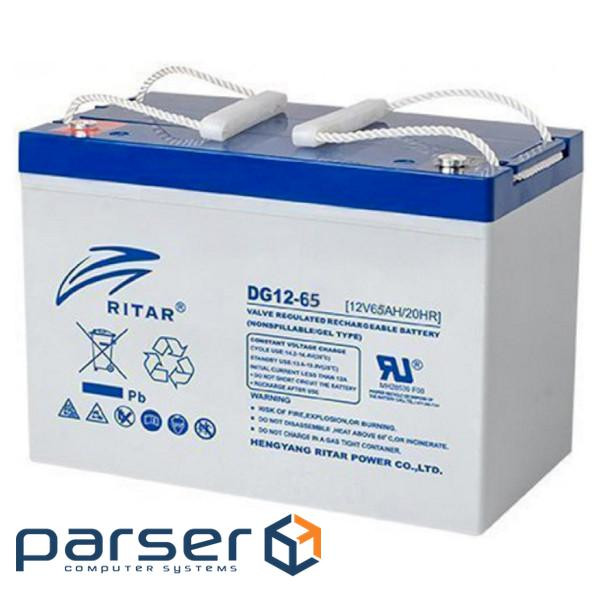 Акумуляторна батарея RITAR DG12-65 (12В, 65Ач)