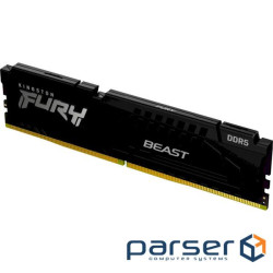 Модуль пам'яті KINGSTON FURY Beast EXPO Black DDR5 6000MHz 16GB (KF560C30BBE-16)