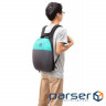 Notebook backpack Zipit 14" SHELL BLACKTURQUOISE (ZSHL-BG)