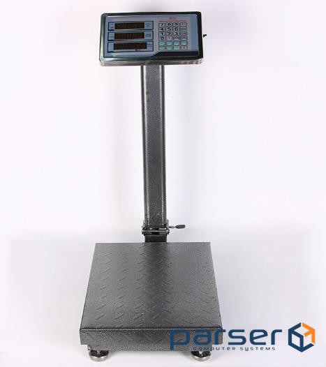 Ваги торговельні електронні TCS-100 (100кг), стійка, лічильником ціни 
