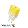 Зарядний пристрій XO CE18 PD30W USB-C Yellow (XO-CE18-YEL)
