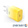 Зарядний пристрій XO CE18 PD30W USB-C Yellow (XO-CE18-YEL)