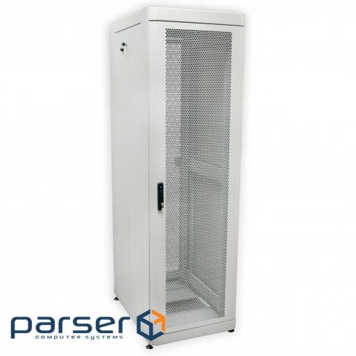 Шафа 19 "42U, 610х865 мм (Ш * Г), посилений, перфоровані двері (66%), сірий (UA-MGSE4268MPG)