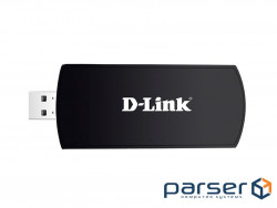 Бездротовий адаптер D-Link DWA-192 802.11ac, USB (DWA-192/RU/B1A)