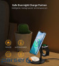 Магнітний бездротовий зарядний пристрій Choetech (T585-F-101CCBK) 3in1 Magnetic wireless charger