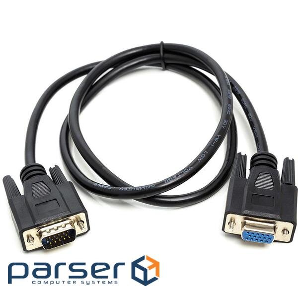 VIDEO CABLEVGA M - VGA F (CA911967Кабель POWERPLANT VGA 1м Black (CA911967)