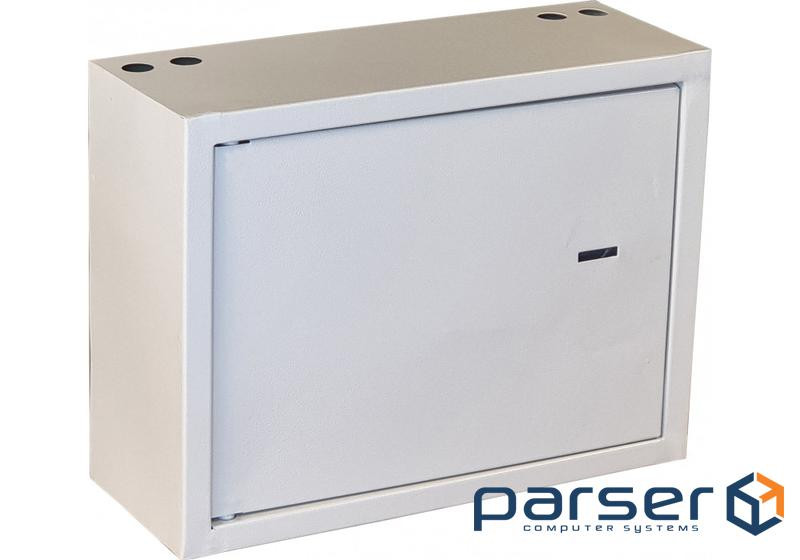 Антивандальна шафа VAGOS Lite 400х300x150 (0,5мм) двері петельні, замок - сувальдний, 4відп (036841) (036841)