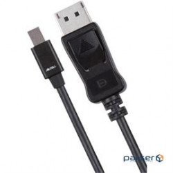 Accell Cable B143B-003B 1m UltraAV Mini DisplayPort to DisplayPort 1.2 Cable Black Bare