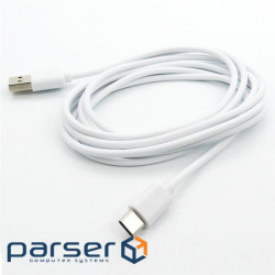 Дата кабель USB 2.0 AM to Type-C 2.0m white Dengos (PLS-TC-2M-WHITE)