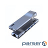 Концентратор Armorstandart For MacBook M-Series HDMI 4K, RJ45, PD, 3USB, SD, microSD Grey (ARM69367)